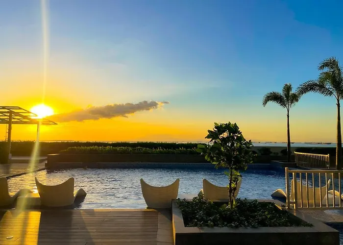 アパート Luxury 1br Across Okada, Solaire マニラ市